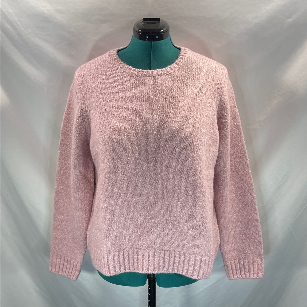 Brooks Brothers Soft Pink Crew Neck Sweater